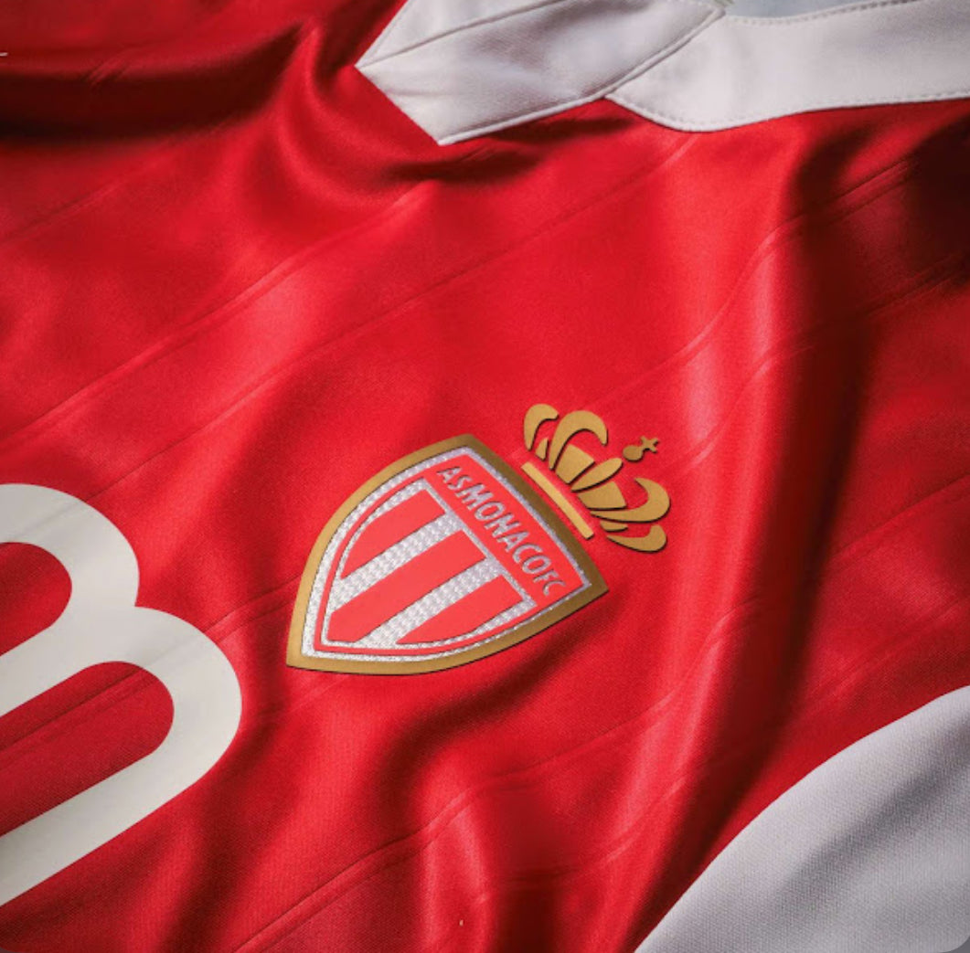 Mizuno 25/26 AS Monaco home jersey