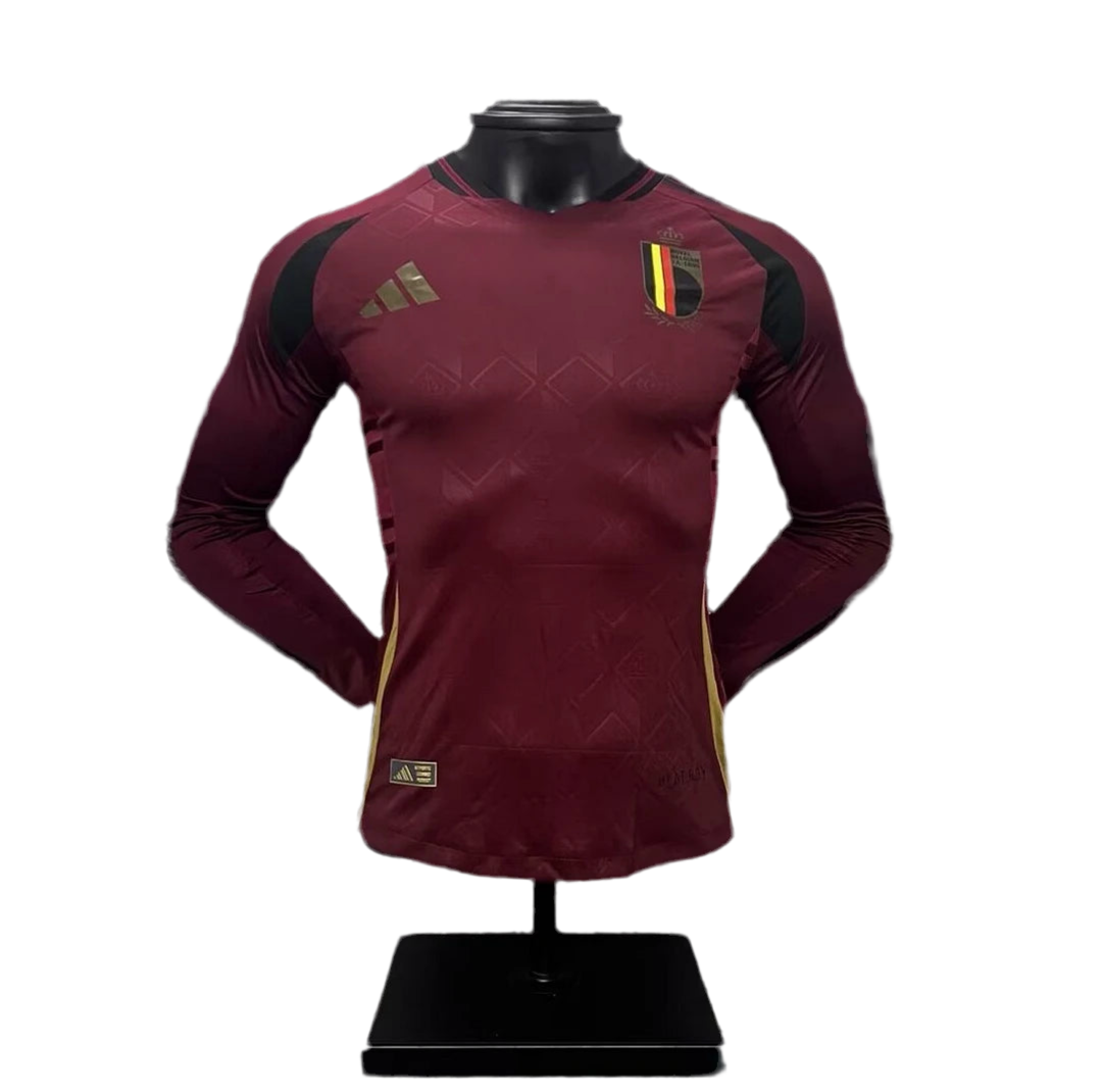 2024 Belgium Long Sleeve Home Jersey