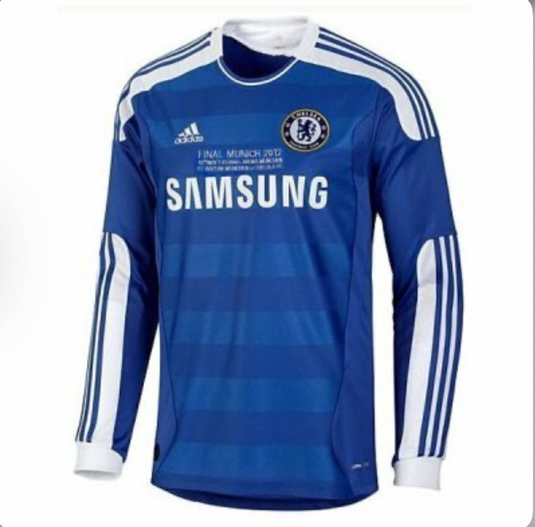 Retro 11/12 Long Sleeve Chelsea Home Jersey ( UCL Final)