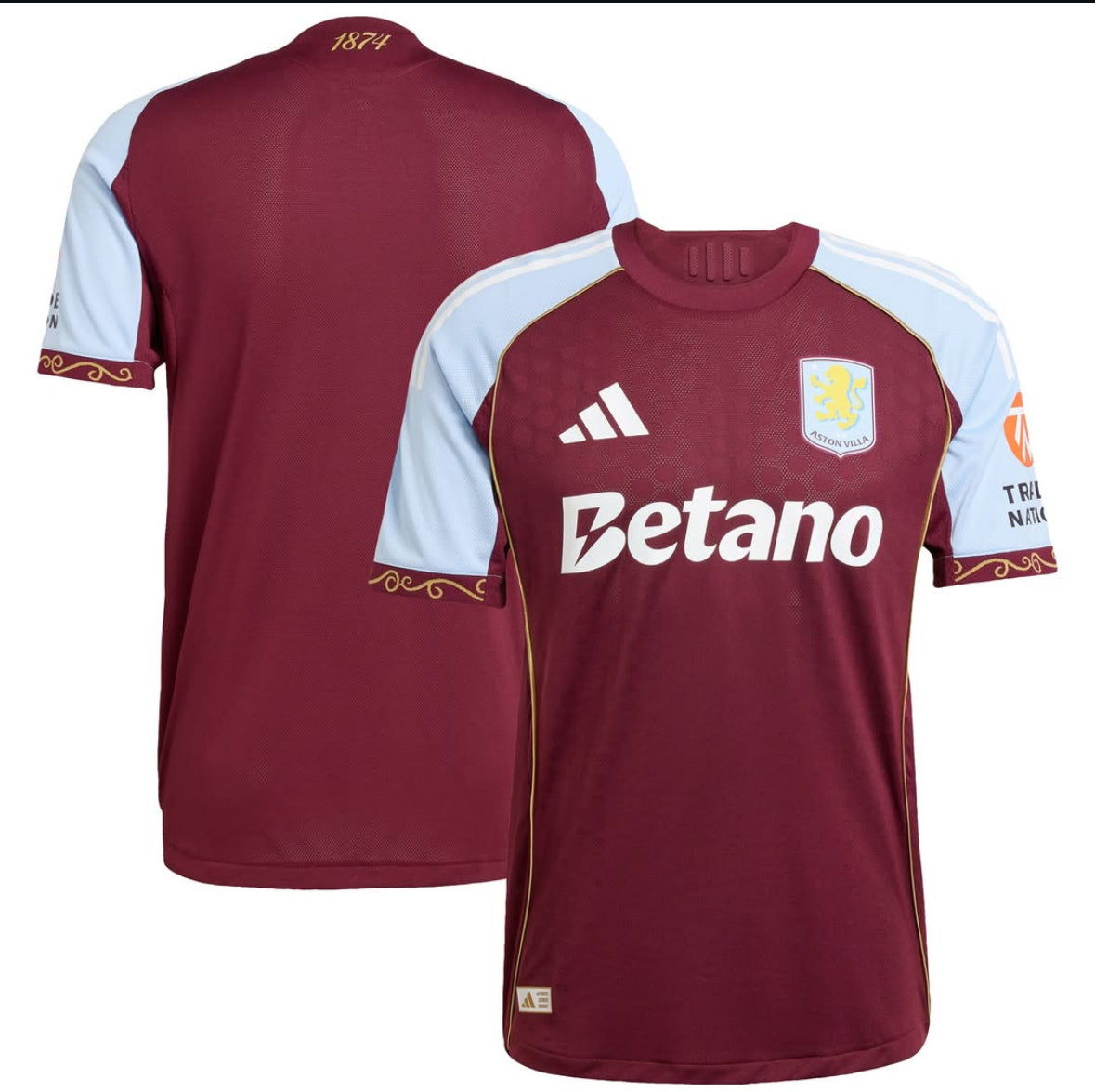25/26 Aston Villa Home Jersey