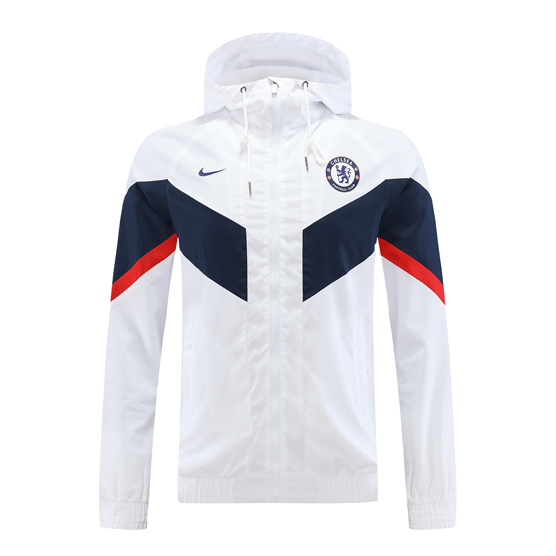 White/Navy Chelsea Windbreaker
