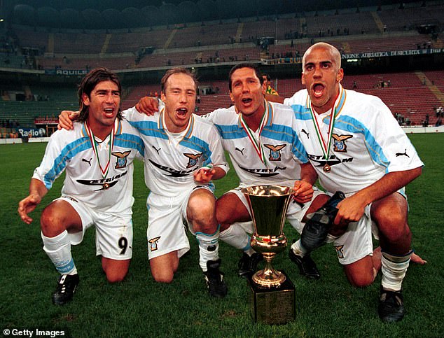 Retro 1999/00 Lazio Centenary Home Jersey