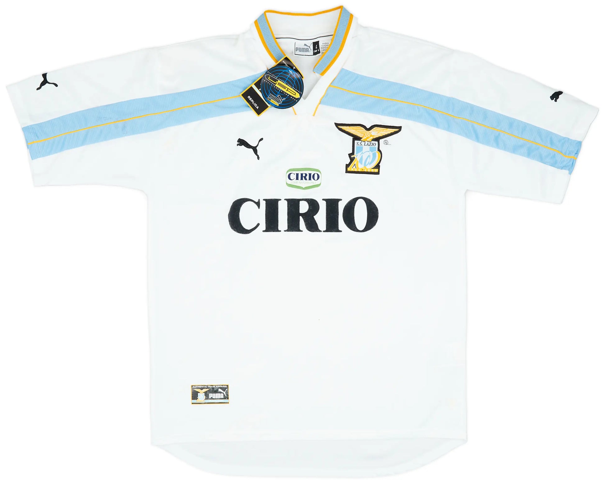 Retro 1999/00 Lazio Centenary Home Jersey