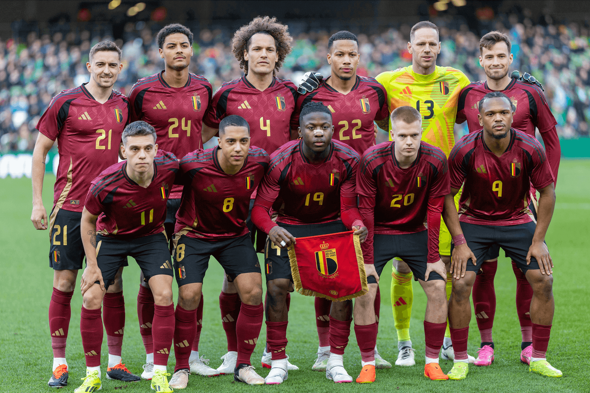 2024 Belgium Long Sleeve Home Jersey