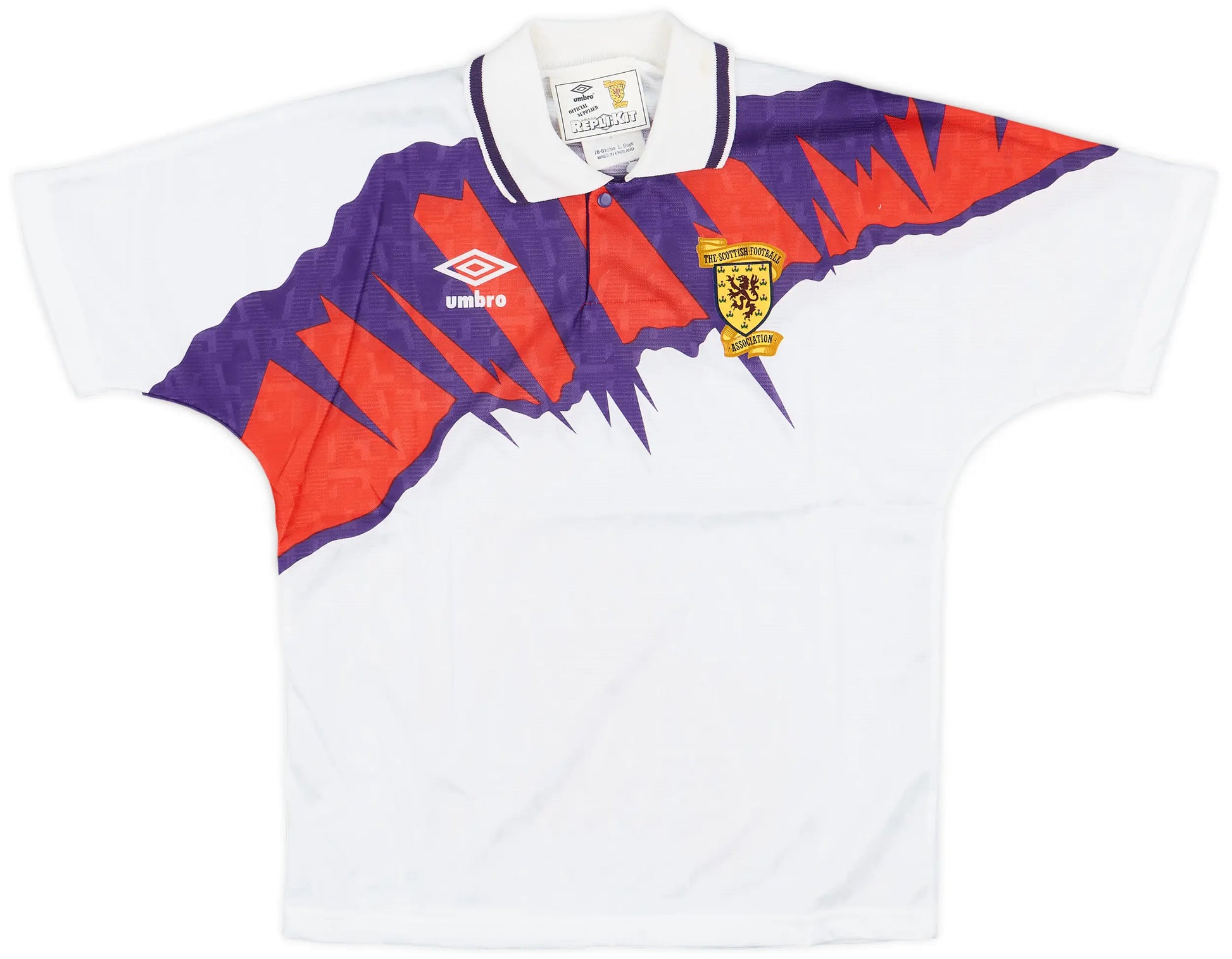 1991-93 Scotland away shirt